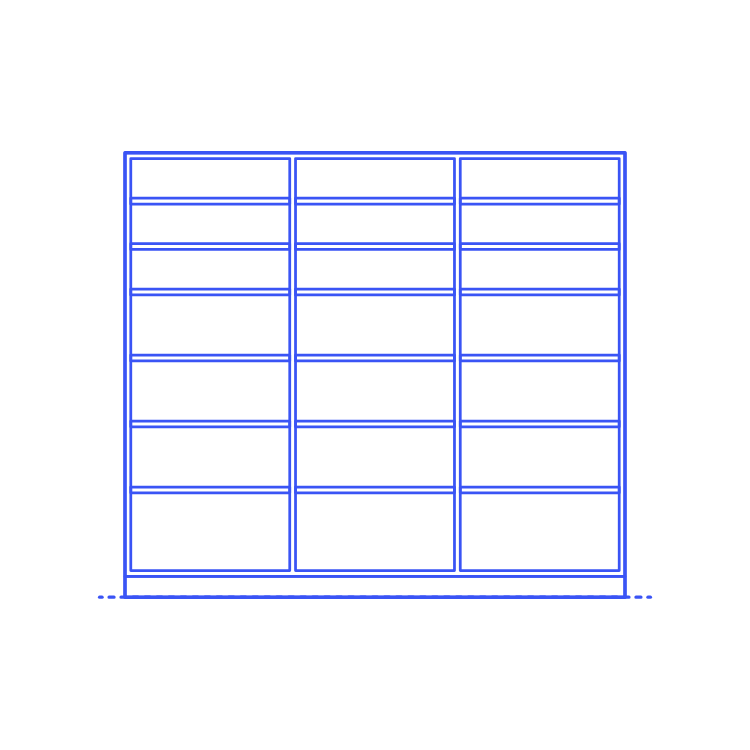 Layouts Pantries Reach In Framed Mix Vertical Stencil Svg Design File Free Vectors